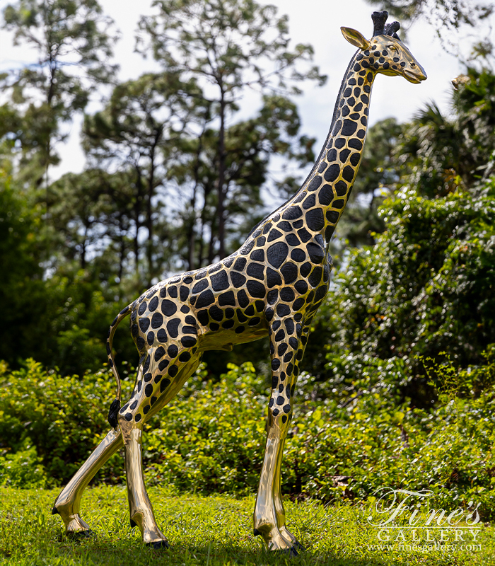 Bronze Statues  - Large Giraffe Pair - BS-495